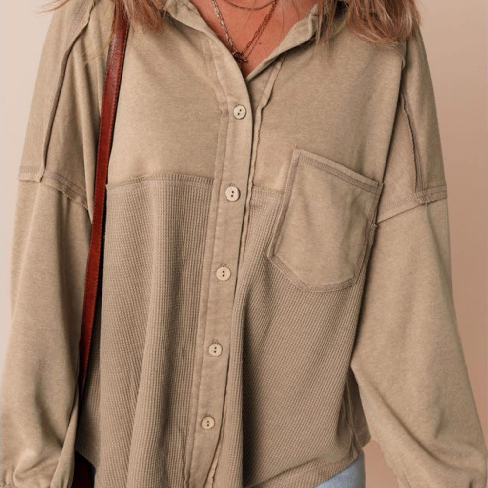 Tan Shacket